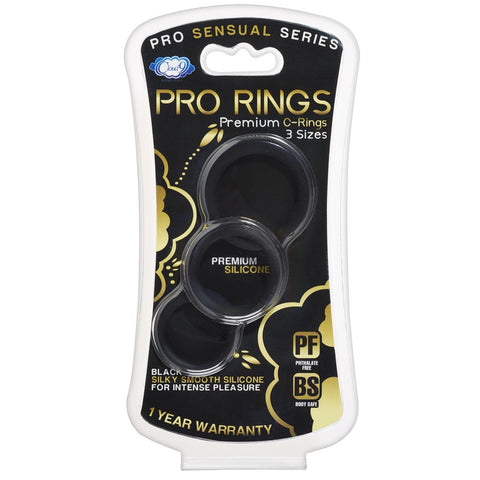 Cloud 9 Novelties Pro Sensual Silicone Cock Ring Set - Black - Extreme Toyz Singapore - https://extremetoyz.com.sg - Sex Toys and Lingerie Online Store - Bondage Gear / Vibrators / Electrosex Toys / Wireless Remote Control Vibes / Sexy Lingerie and Role Play / BDSM / Dungeon Furnitures / Dildos and Strap Ons &nbsp;/ Anal and Prostate Massagers / Anal Douche and Cleaning Aide / Delay Sprays and Gels / Lubricants and more...