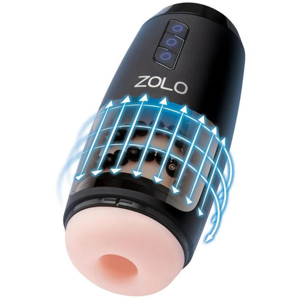 Upstroke Rechargeable Hands-Free Thrusting Beaded Penis Massager