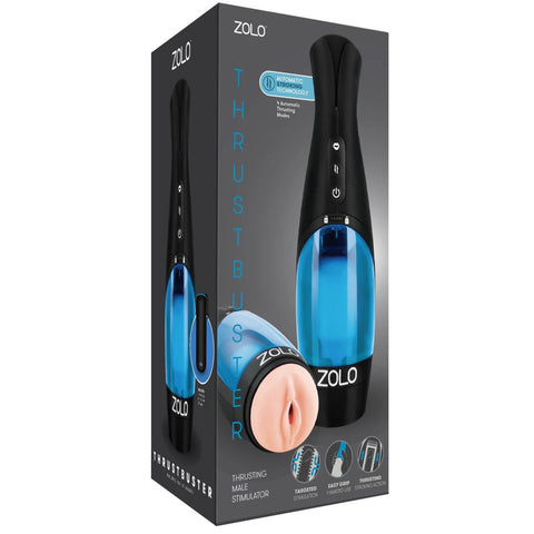 Thrustbuster Automatic Stroking Technology Rechargeable Thrusting Male Stimulator