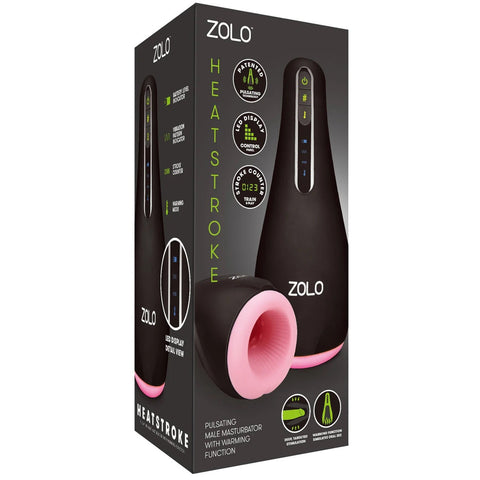 Heatstroke Pulsating Rechargeable Male Masturbator with Heat Function