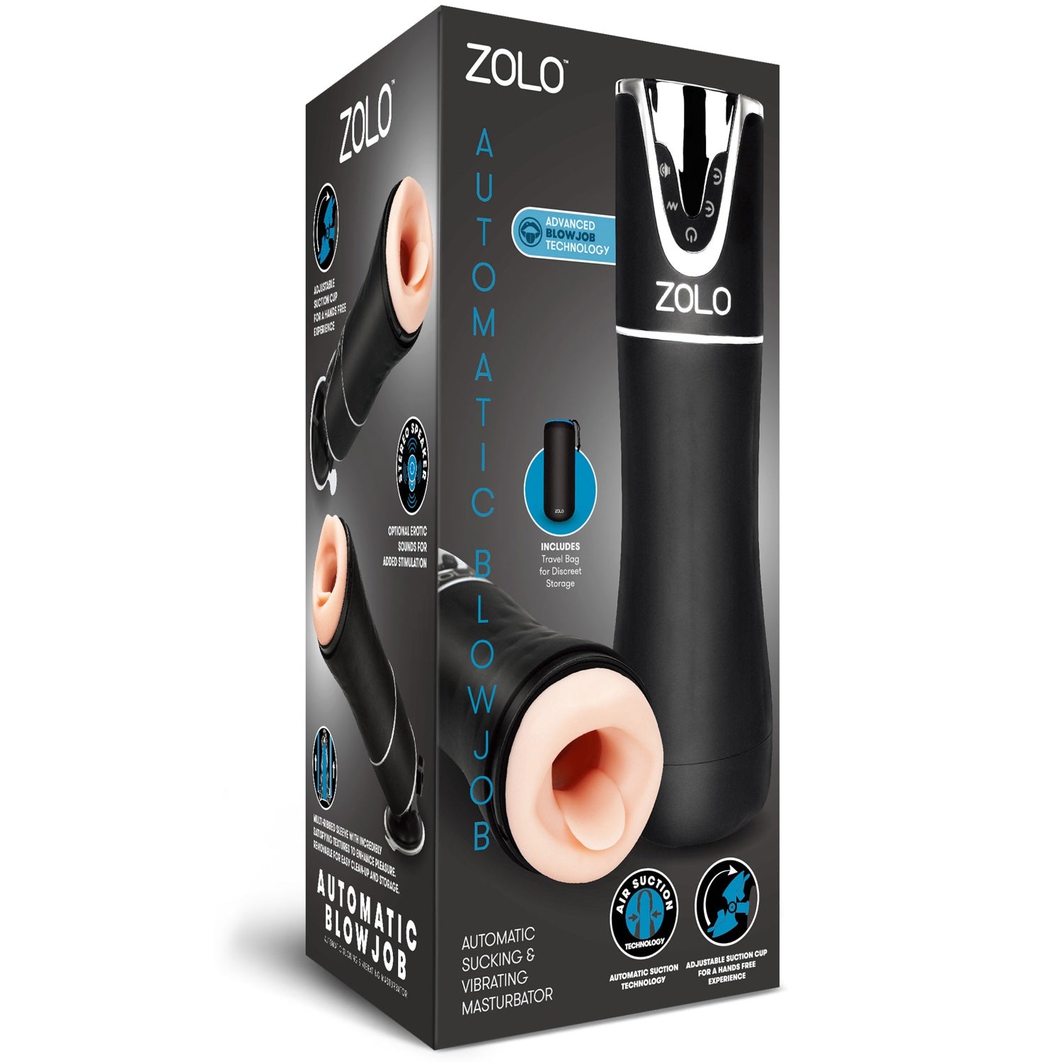 Automatic Blowjob Rechargeable Sucking & Vibrating Masturbator with Advanced Blowjob Technology