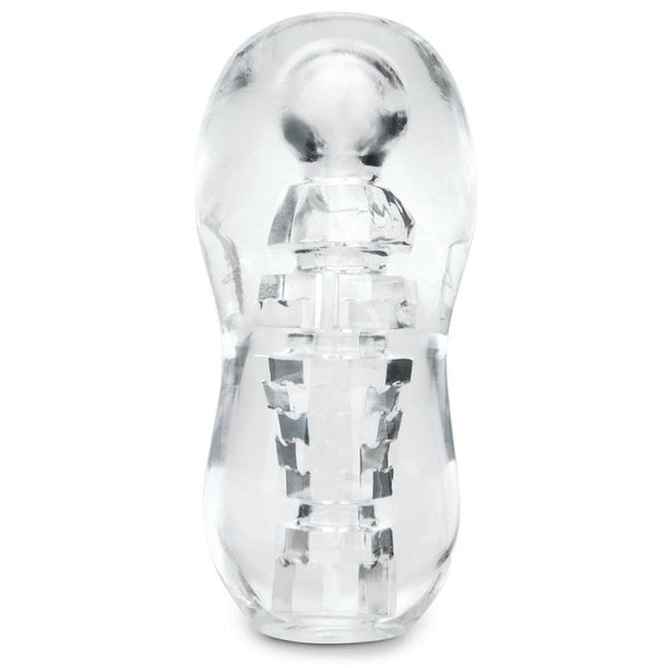 Gripz Spinner Squeezable Clear Stroker