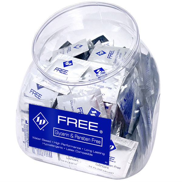 FREE Hypoallergenic High Performance Water-Based Lubricant 4ml Foil Jar - 216 Count