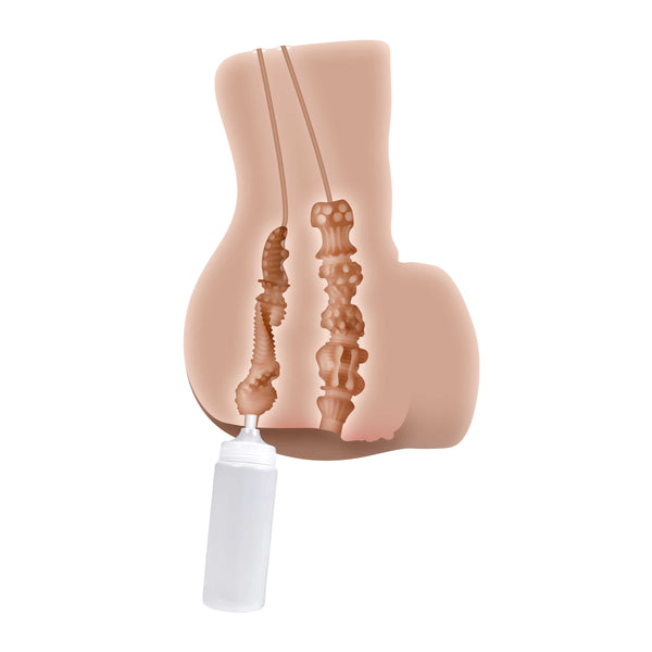 Zero Tolerance Rear Beauty Rechargeable Sucking & Vibrating Masturbator with Remote