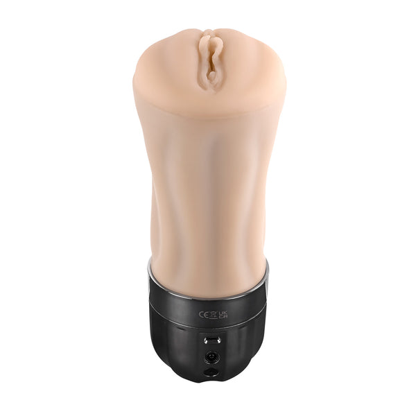 Zero Tolerance Tight Lipped Rechargeable Sucking & Vibrating Masturbator - Light