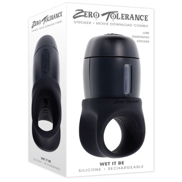 Zero Tolerance Wet It Be 10-Function Rechargeable Lube Launching Stroker