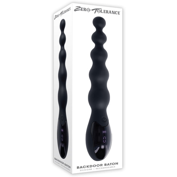 Zero Tolerance Backdoor Baton 9-Function Rechargeable Beaded Vibrator