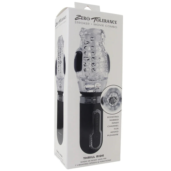 Zero Tolerance Thrill Ride Rechargeable Triple-Function Mouth Stroker