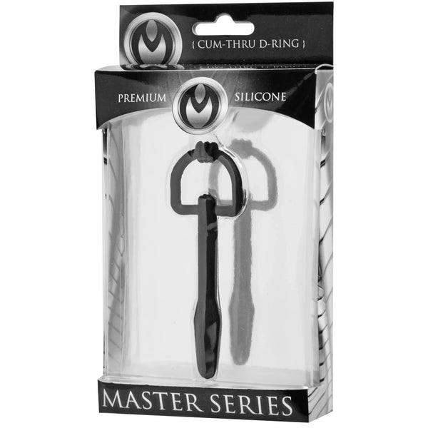 Silicone Cum-Thru D-Ring Penis Plug