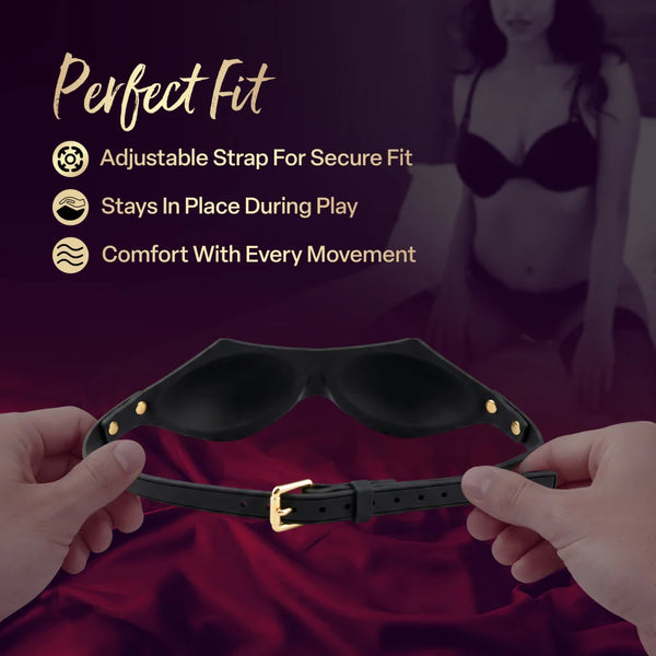Temptasia Ardor Silicone Blindfold - Black