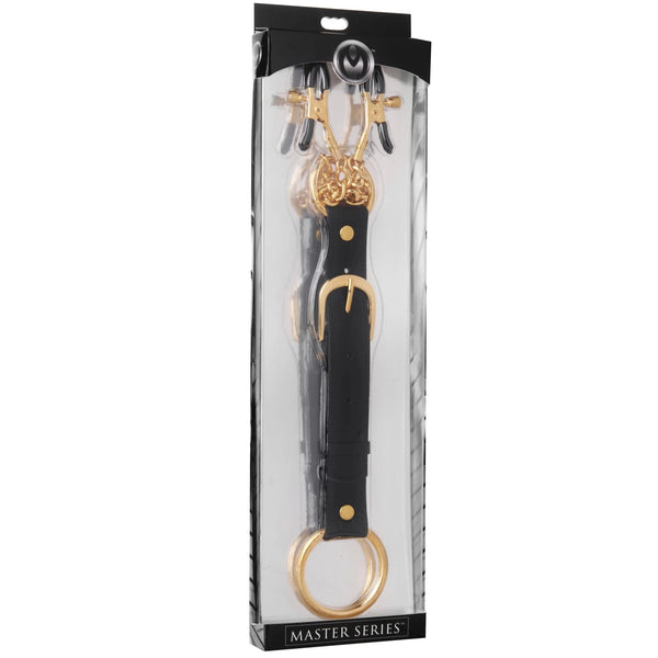 Penitentiary Nipple Clamps and Cock Ring Set