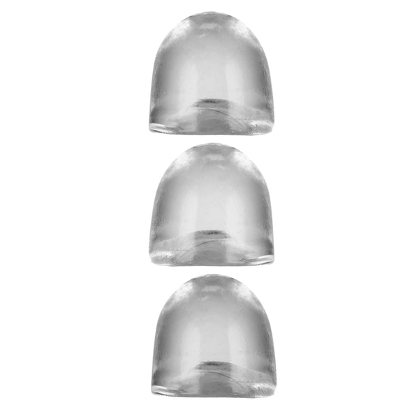 ADJUSTFIT flexTPR™ 3-Pack Cocksheath Custom Sizing Inserts - Clear