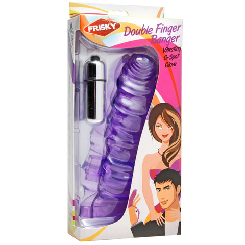 Double Finger Banger Vibrating G-Spot Glove