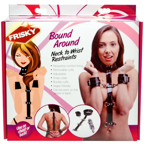 Bound Around Neck to Wrist Restraints