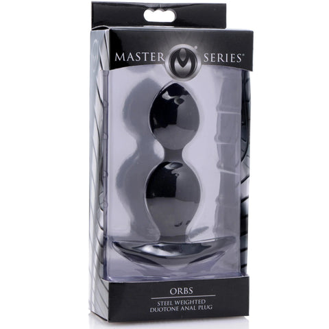 Orbs Steel Weighted Duotone Silicone Anal Plug