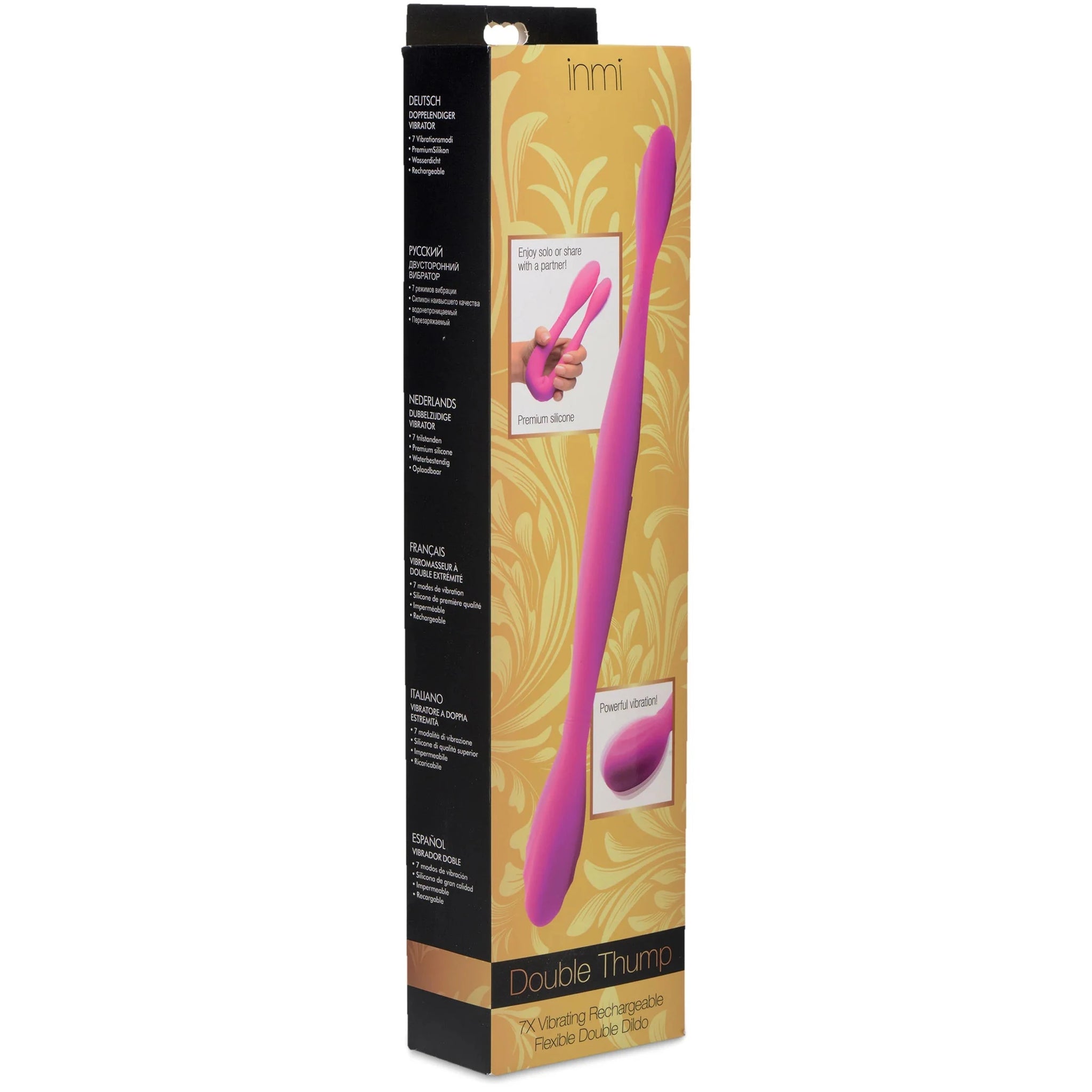 Double Thump 7x Rechargeable Double Dildo