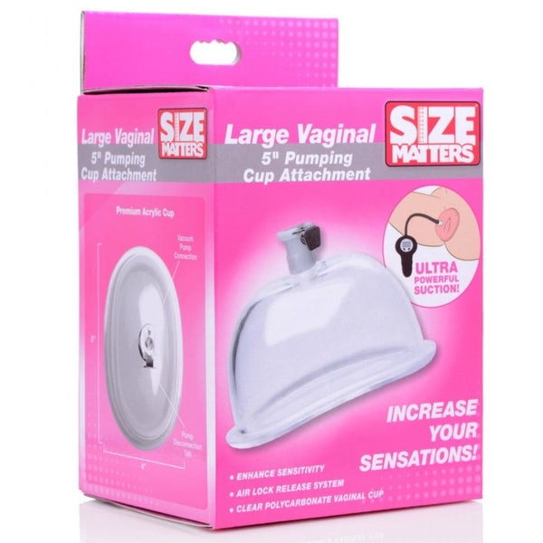 Size Matters Vaginal Pumping Cup Attachment (2 Sizes Available) - Extreme Toyz Singapore - https://extremetoyz.com.sg - Sex Toys and Lingerie Online Store