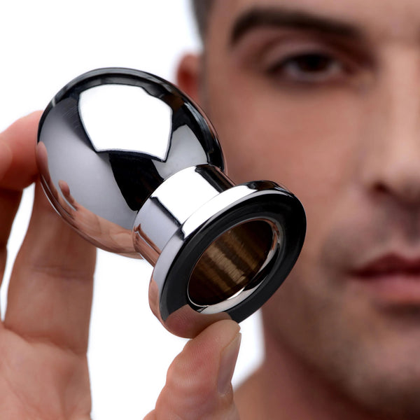 Abyss Hollow Metal Anal Dilator - Medium