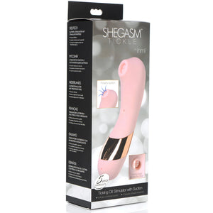 Tickle Tickling Clit Stimulator with Suction Rechargeable Vibrator