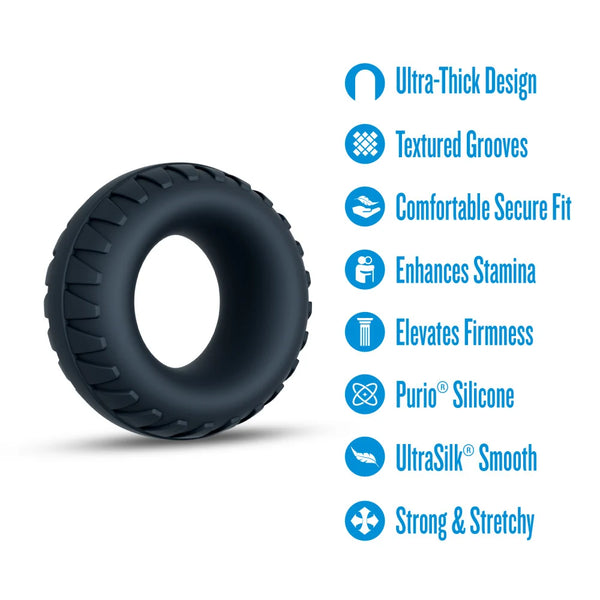 Performance Plus Traction Platinum-Cured Silicone Cock Ring