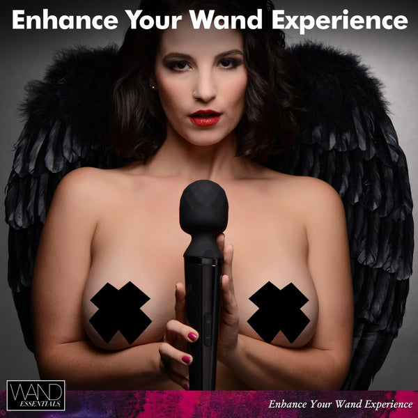 Wand Essentials Diamond Head 24X Rechargeable Silicone Wand Massager - Extreme Toyz Singapore - https://extremetoyz.com.sg - Sex Toys and Lingerie Online Store