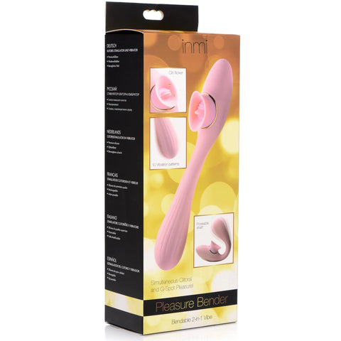 Pleasure Bender Rechargeable Bendable 2-in-1 Vibe