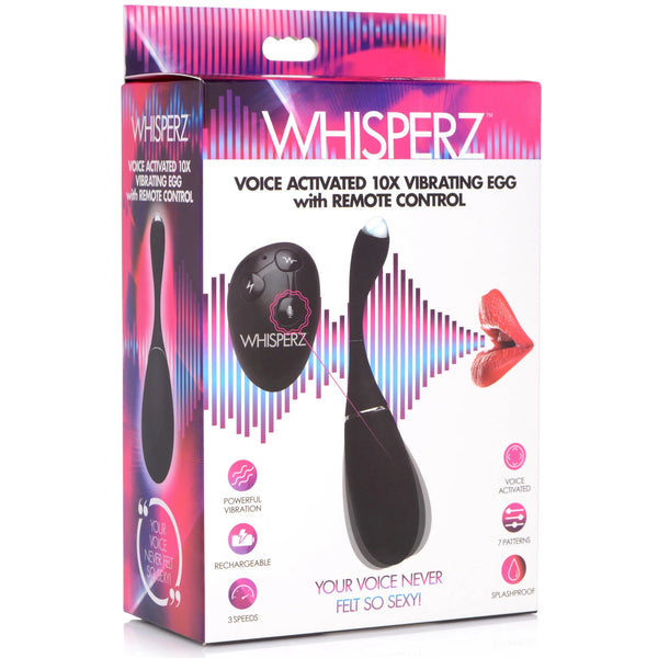 Voice Activated 10X Remote Control Vibrating Egg