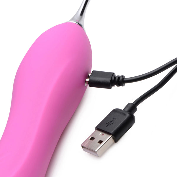 Power Zinger Rechargeable Dual-Ended Silicone Vibrator