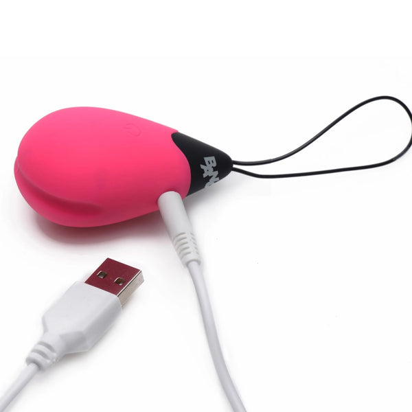 10X Remote Control Silicone Vibrating Egg - Pink