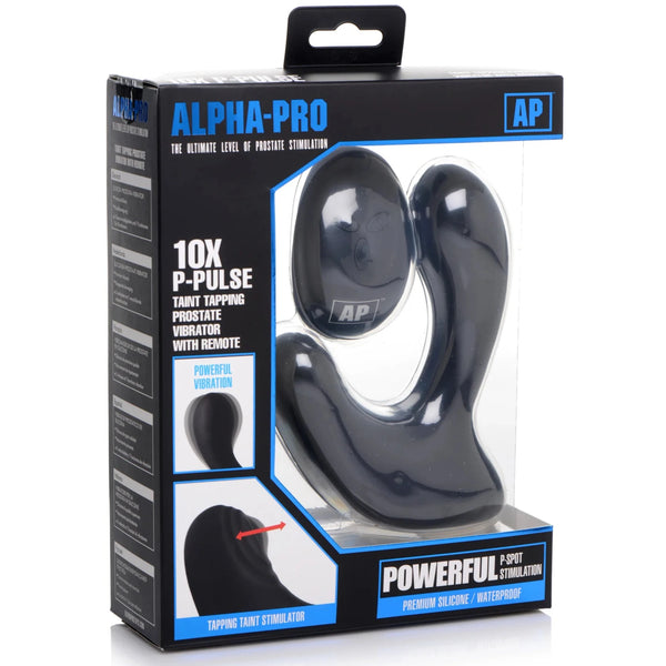 10X P-Pulse Remote Control Taint Tapping Silicone Prostate Stimulator