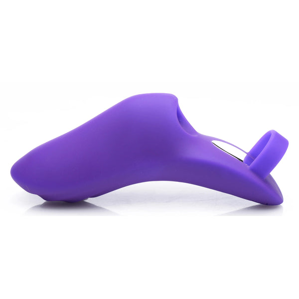 7X Finger Bang Her Pro Rechargeable Silicone Vibrator - Purple