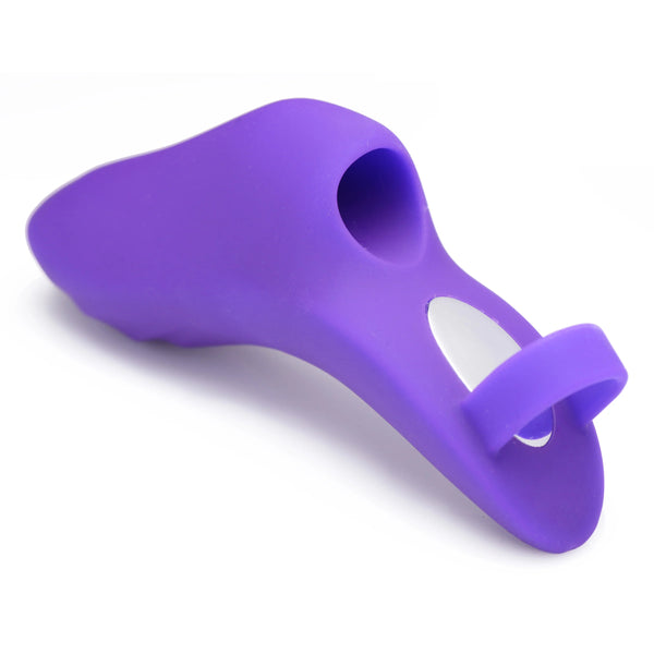 7X Finger Bang Her Pro Rechargeable Silicone Vibrator - Purple