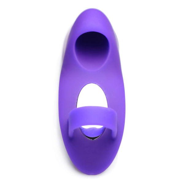 7X Finger Bang Her Pro Rechargeable Silicone Vibrator - Purple