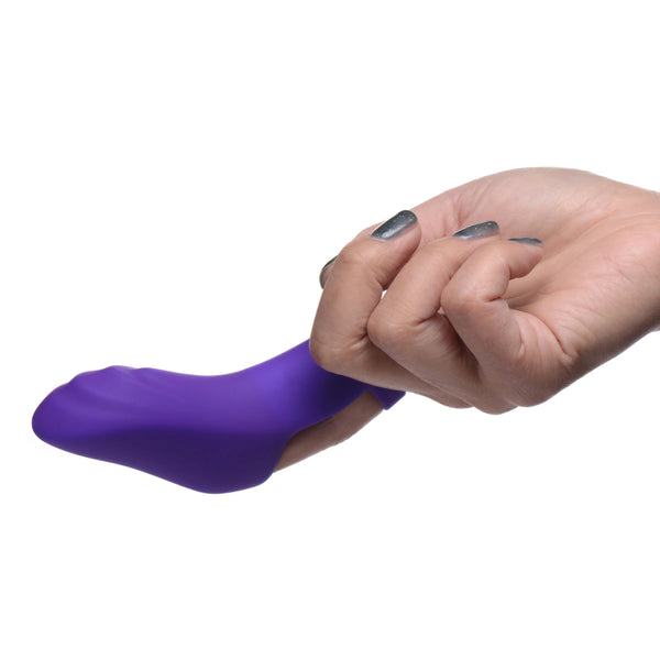 7X Finger Bang Her Pro Rechargeable Silicone Vibrator - Purple