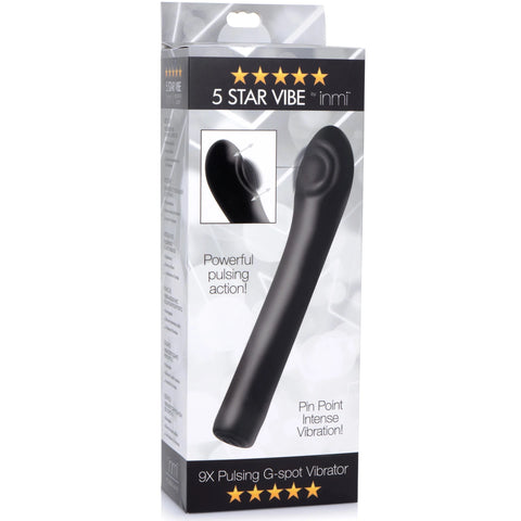 5 Star 9X Pulsing Rechargeable G-Spot Silicone Vibrator