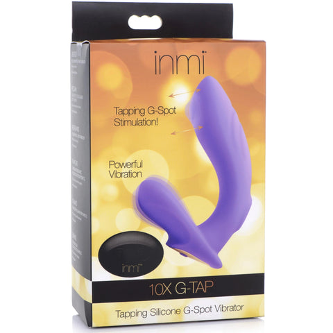 10X G-Tap Rechargeable Tapping Silicone G-Spot Vibrator