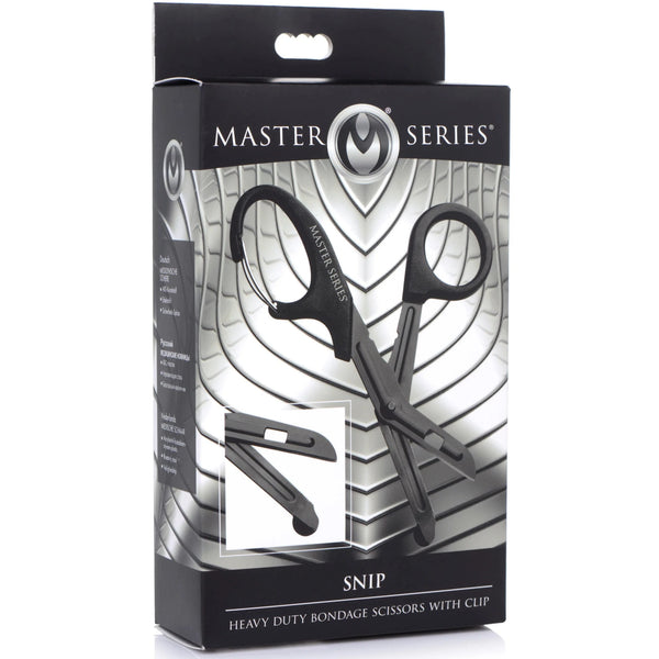 Snip Heavy Duty Bondage Scissors with Clip