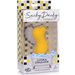 Sucky Ducky Silicone Rechargeable Clitoral Stimulator - Yellow