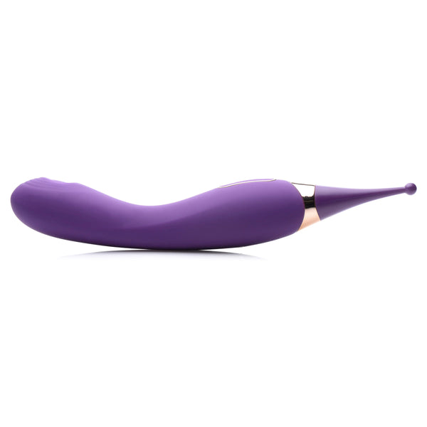 Power Zinger Pro Rechargeable Pulsing G-Spot Pinpoint Vibe with Attachments