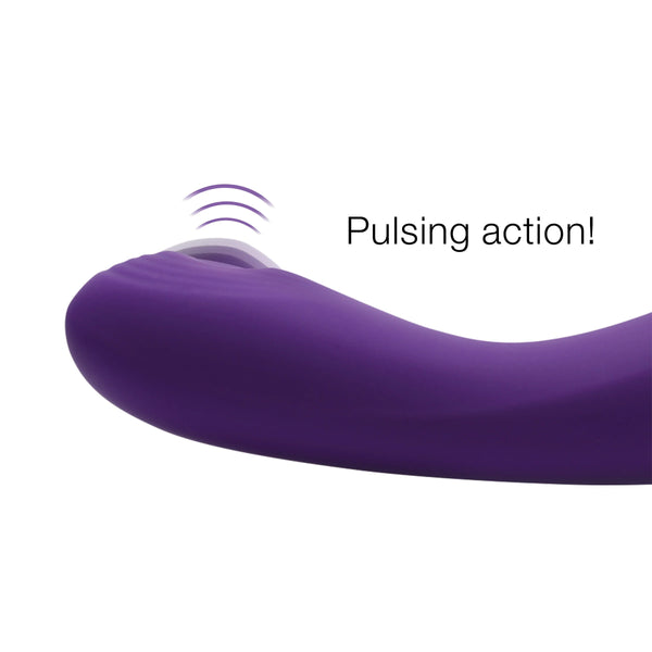 Power Zinger Pro Rechargeable Pulsing G-Spot Pinpoint Vibe with Attachments