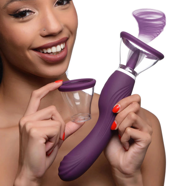 8X Licking & Sucking Rechargeable Vibrator