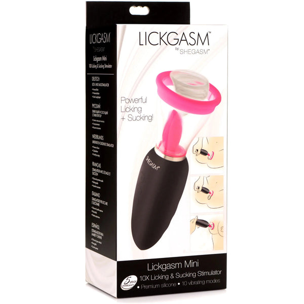 Mini 10X Rechargeable Silicone Licking & Sucking Stimulator