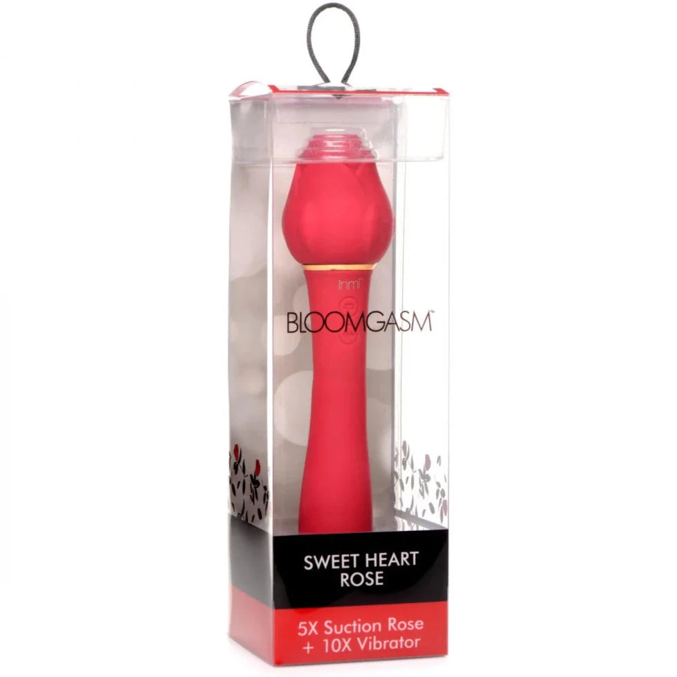 Sweet Heart Rose Rechargeable Clit Suction Vibrator