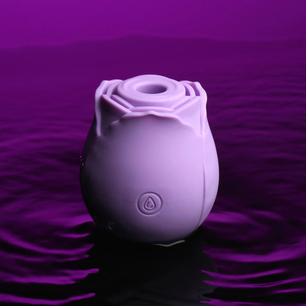 Wild Rose 10X Rechargeable Suction Clit Stimulator - Purple