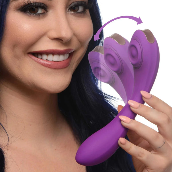 Pose Plus 10X Pulsing Rechargeable Bendable Silicone Vibrator