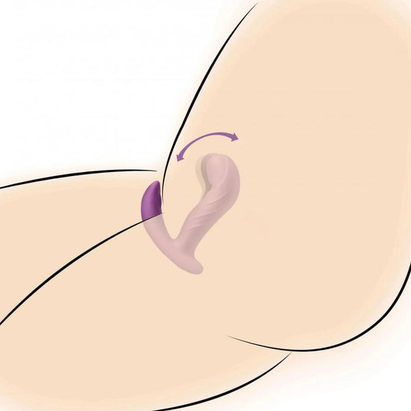 G-Rocker 10X Come Hither Rechargeable Silicone Vibrator with Remote Control