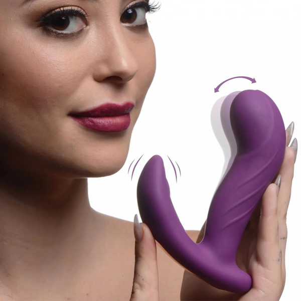 G-Rocker 10X Come Hither Rechargeable Silicone Vibrator with Remote Control