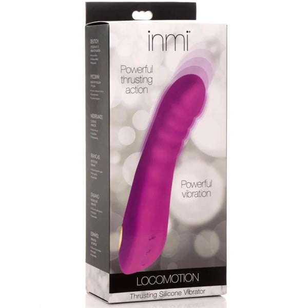 Locomotion Thrusting Rechargeable Silicone Vibrator