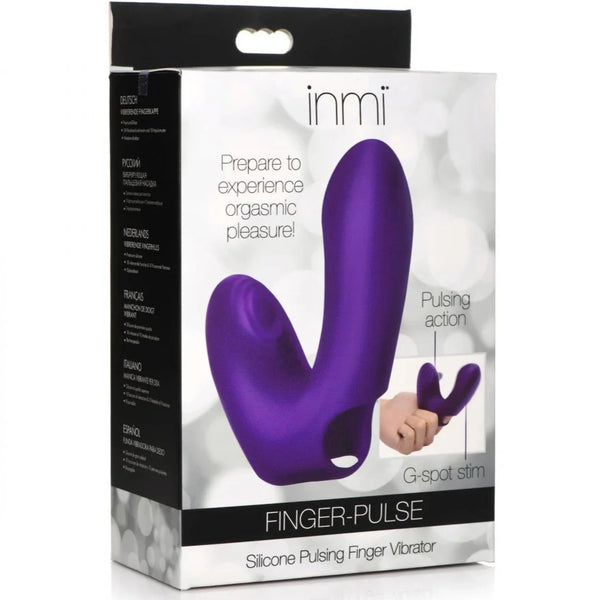 Finger-Pulse Rechargeable Silicone Pulsing Finger Vibrator