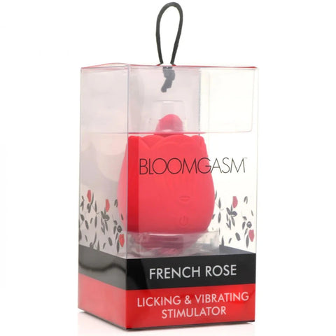 French Rose 10X Rechargeable Licking & Vibrating Stimulator